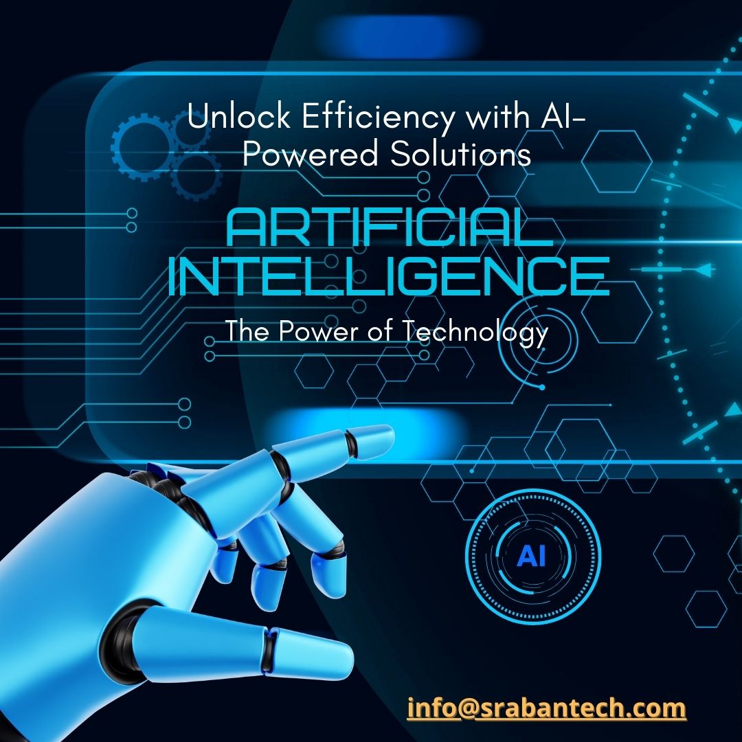 SrabanTech's tweet image. 🚀 Unlock Efficiency with #AIPoweredSolutions ! 🤖Our solutions streamline operations, reduce manual tasks, and optimize workflows, empowering your business to achieve higher productivity and precision. 
Let #AI transform your processes today!  Contact: +91 95990-39229