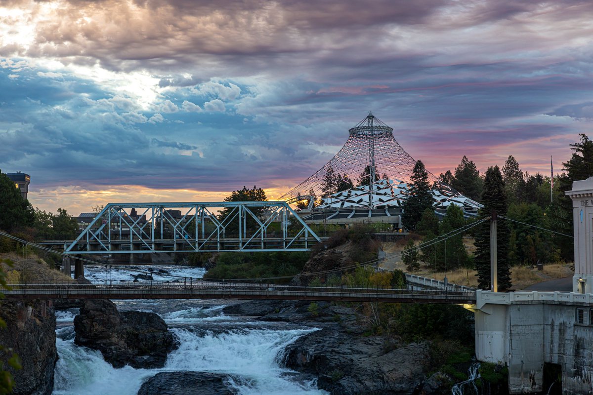 It is always worth seeing sunrise in your city! Cityscapes are my favorite subject for shooting photos. 

Here’s a shot from the new Post Street bridge in Downtown <a href="/SpokaneCity/">City of Spokane</a>. Nice dramatic sunrise on <a href="/RiverfrontSpo/">Riverfront Spokane</a>. 

#CityScape #Spokane