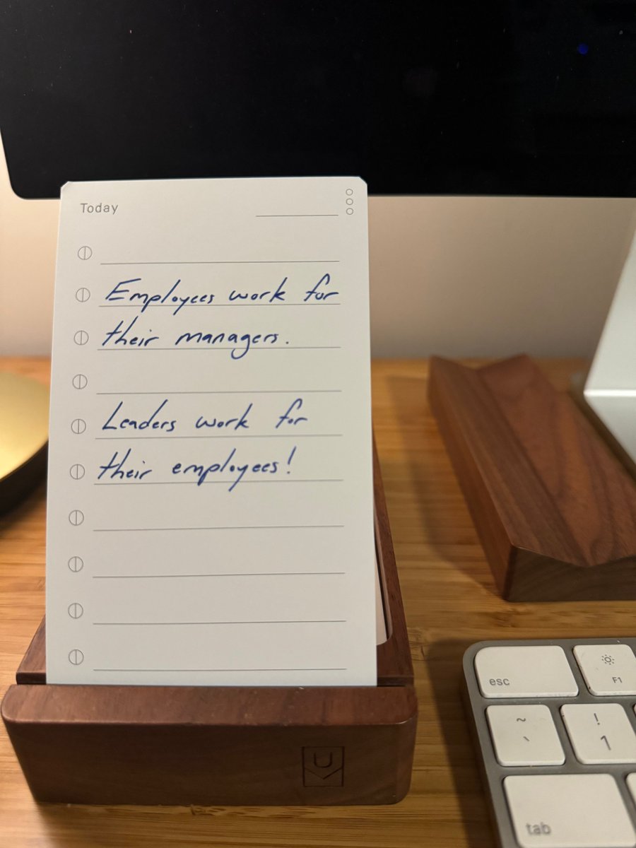 At this point in my life, I'm trying to transition from managing to leading. Here's why.

✨ The more you accomplish, the less satisfying each new accomplishment becomes. Eventually, you gain more fulfillment from helping others accomplish their goals.

✨ Managers can only