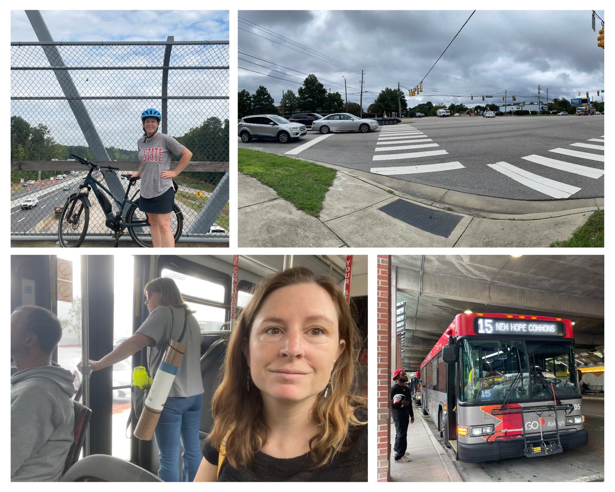 It's halfway thru my week w/out driving🚲🚌🚶‍♀️🛴. Thanks @OaksAndSpokes for the challenge! Check out my blog to see how it's going: janeforraleigh.com/2024/10/03/wee… #ralpol #weekwithoutdriving