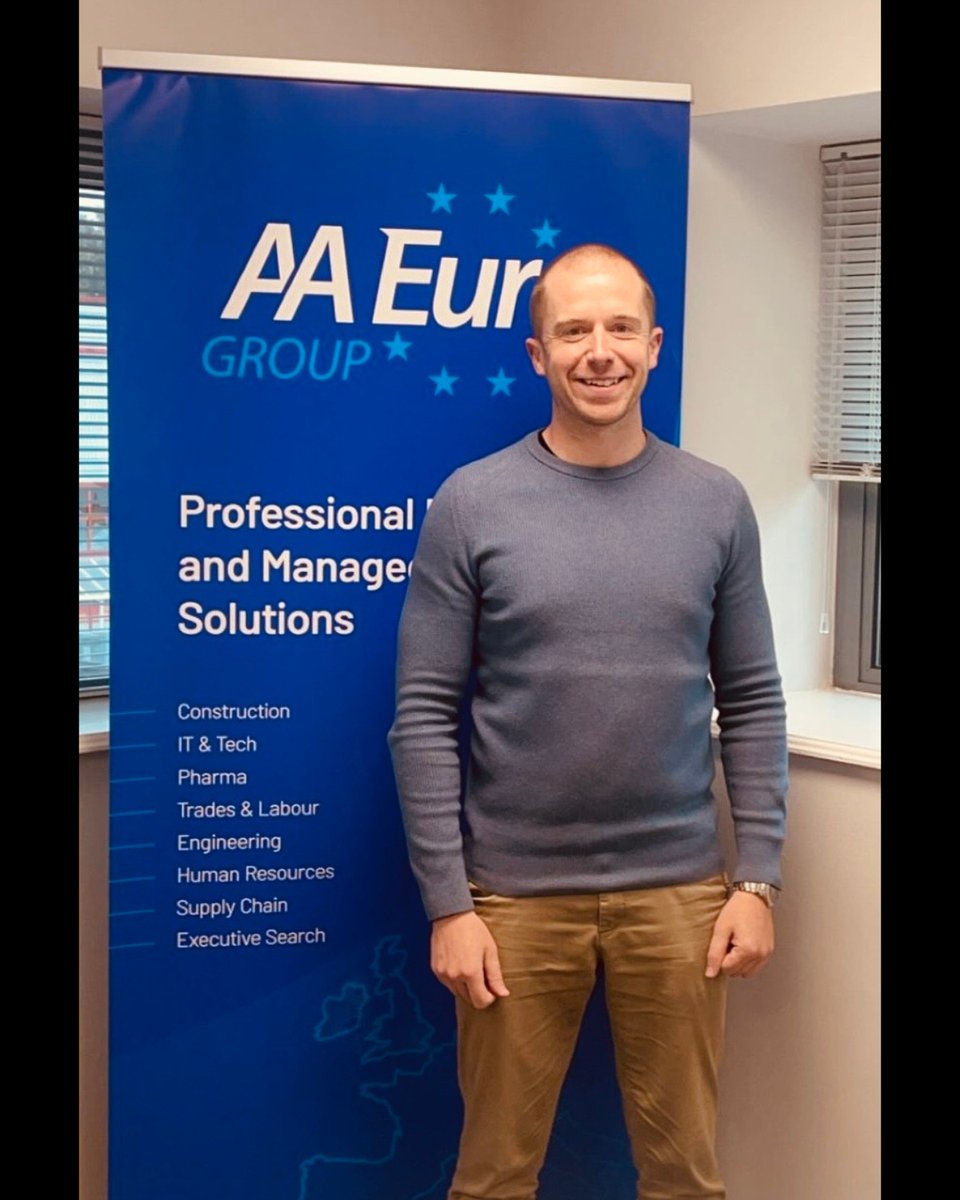 ➡️ Welcome to AA Euro Group, Mark Barrett

We are thrilled to announce that Mark Barrett has joined AA Euro Group as a Senior Recruitment Consultant.

Reach out to Mark now!

📧 mark@aaeuro.com | 📱+353 085 866 6089

#Welcome #NewHire #Recruitment #Team #Construction #Engineering