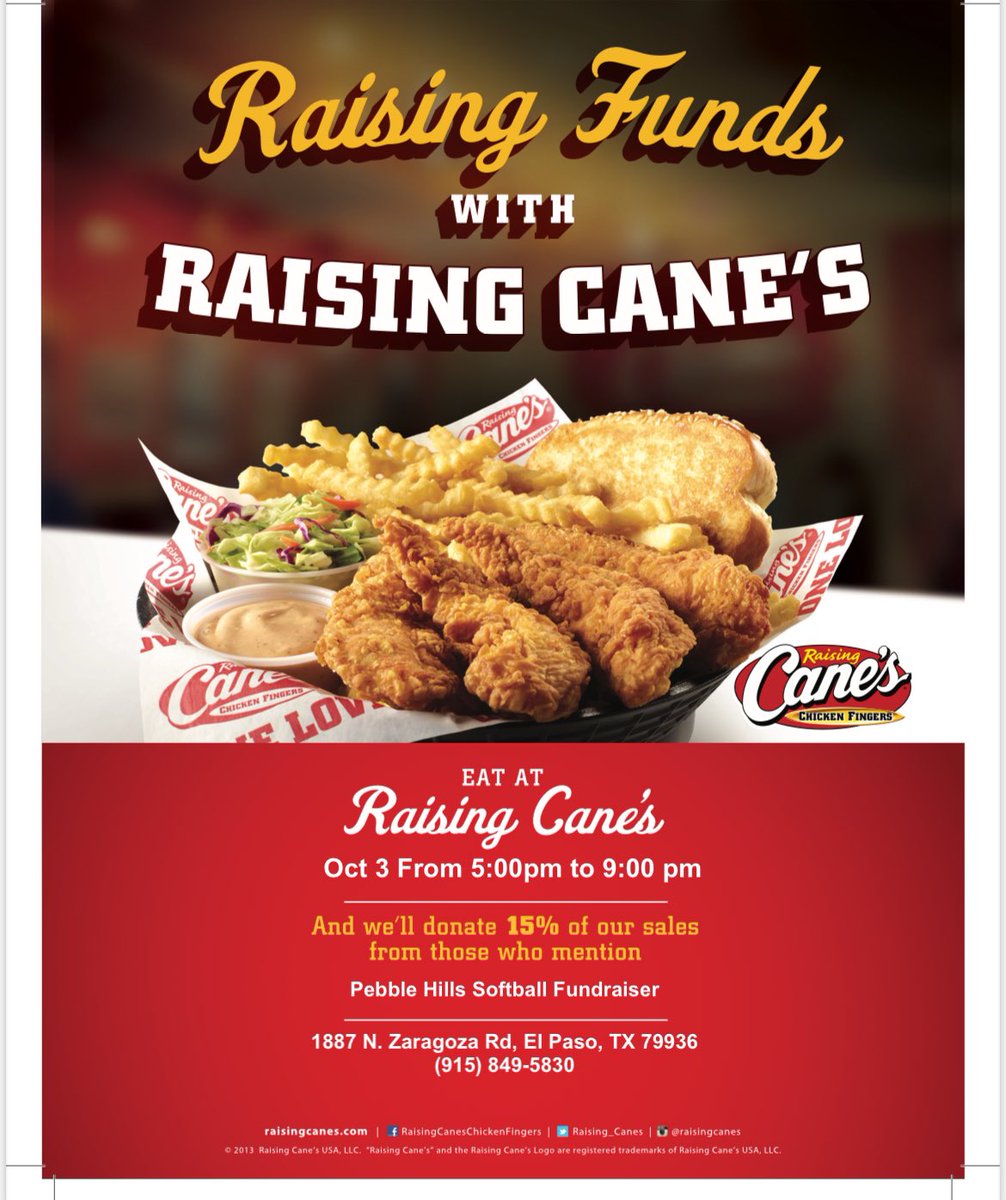 PHHSSoftball3's tweet photo. Winner winner chicken dinner! Come join us this evening at Canes. Help us reach our fundraising goal by mentioning PHHS softball when you order 😋😋😋 https://t.co/QXiMizVyAp