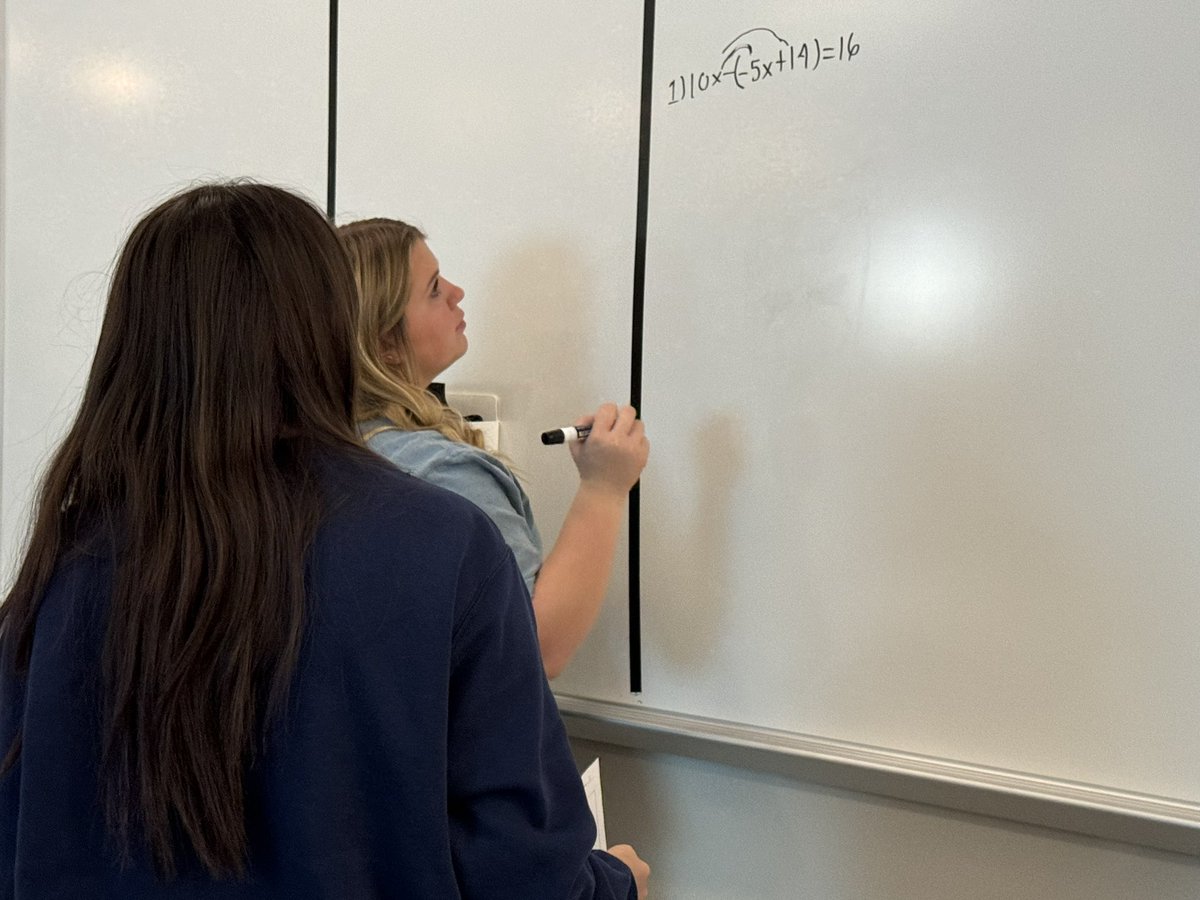 shester2012's tweet image. Today I watched Algebra II students collaborating and solving linear equations using the substitution method as well as PE practice badminton skills through an interactive game of golf.
#BwoodBucs 
#bisdinfluencer
#learningisrequired
#BrazosportISD
#buildingthinkingclassrooms