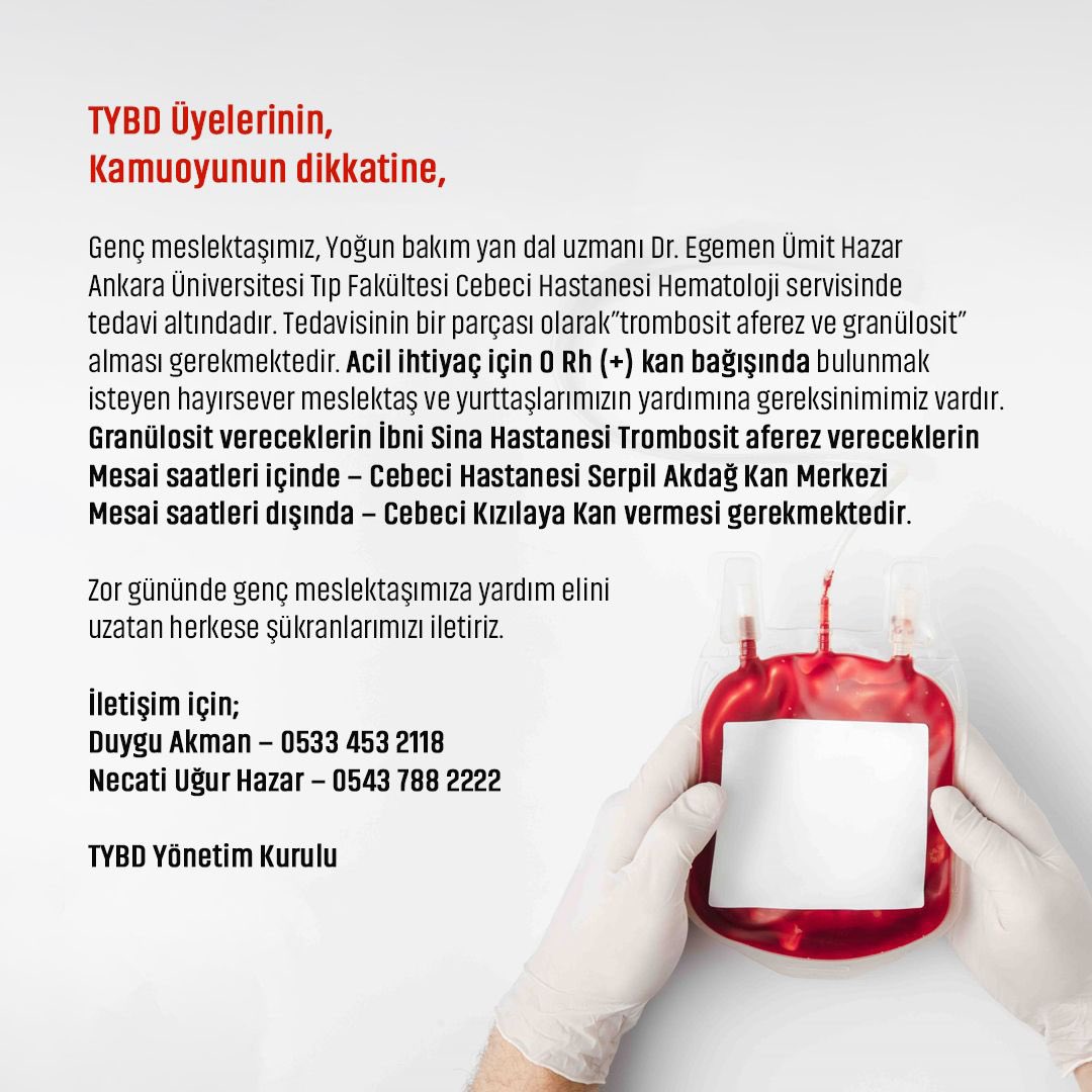 Çok sevdiğim dostum meslektaşım Egemen için Ankara’da yardıma koşabilecek olanlara rica ediyorum🙏🏻 
Lütfen paylaşın.