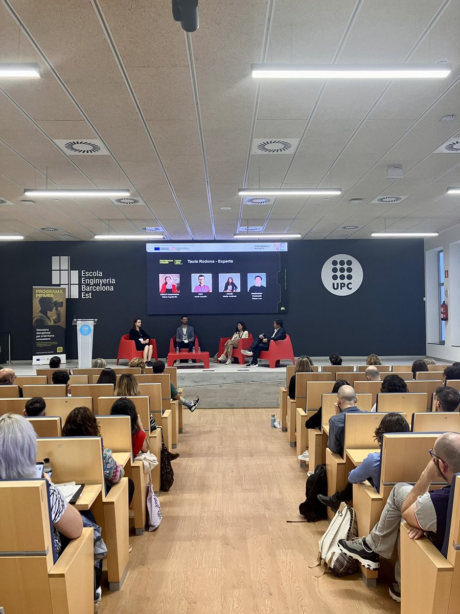 🌍 Sostenibilitat i emprenedoria a la 2a Jornada del #ProgramaPrimer2024 amb👇
✅ @EvaVidalEva
✅ #SylviaCalvoBCN
✅ Carles Morales <a href="/orpheus_es/">Orpheus</a>
✅ Eva Peiró #MeditaclicApp
✅ Núria Capdevila #CircleCorp
✅ @Jcastellscanela <a href="/UOCuniversitat/">UOCuniversitat</a>
✅ Maite Ardèvol <a href="/accio_cat/">ACCIÓ</a>
 
<a href="/FonsUECat/">Fons europeus a Catalunya</a>