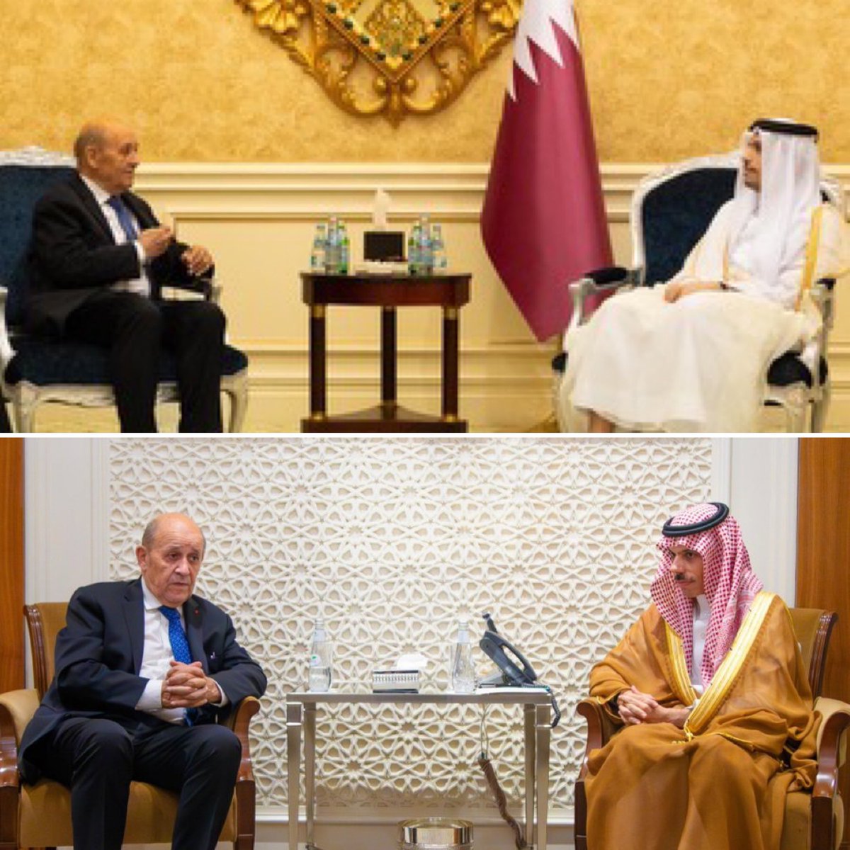 Dans le Golfe, comme Envoyé personnel du President de la Republique pour le Liban. 
À Riyad, rencontre avec le Prince Faisal bin Farhan Al Saud, ministre des affaires étrangères, et Nizar bin Suleiman Al-Alula, Envoyé special du royaume au Liban. 
A Doha, avec le Premier