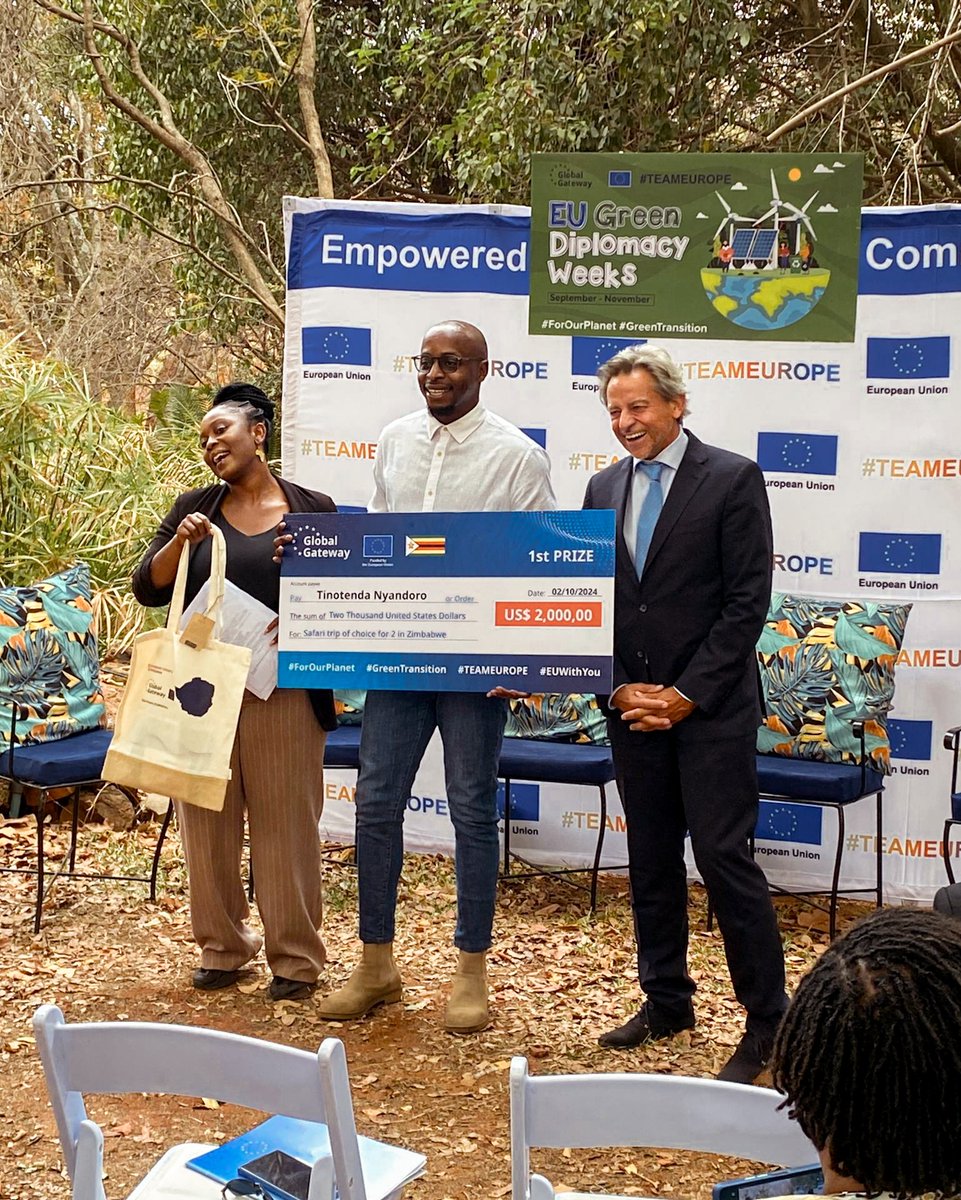 _tinonyandoro's tweet photo. Thank you @euinzim for giving us photographers a platform to not only showcase our art, but also a chance to reinforce the message of People and Nature: A Life in Harmony 🌍🇿🇼

Let's work together to preserve the biodiversity that sustains us all.

#EUGreenDiplomacyWeek https://t.co/W0FFYwqi0q