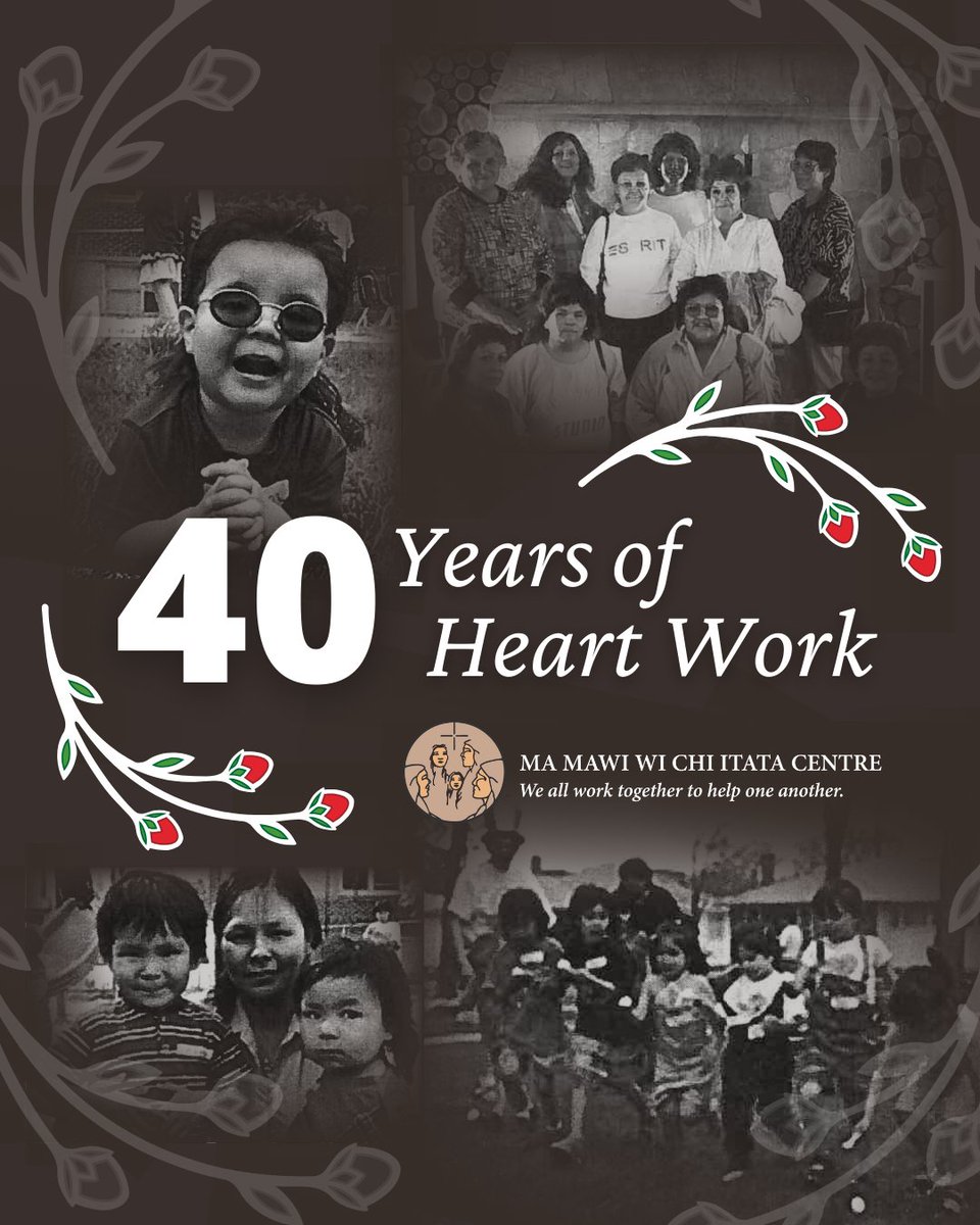Ma_Mawi's tweet image. Tomorrow is the 40th Anniversary of Ma Mawi Wi Chi Itata Centre&apos;s incorporation! 

Stay tuned over the next month for some exciting announcements and ways you can get involved and celebrate with us over the next year.