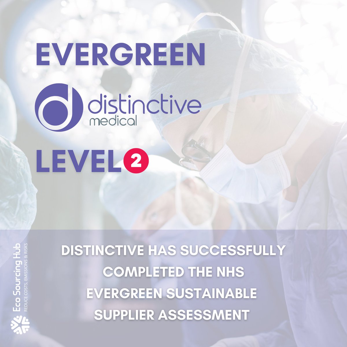 We are delighted to have completed <a href="/NHSuk/">NHS</a> Evergreen Sustainable Supplier Assessment. The self-assessment &amp; reporting tool resulted in us receiving a level 2. This is key to help to understand how we align with NHS net zero &amp; sustainability ambitions! Here's to a greener future!