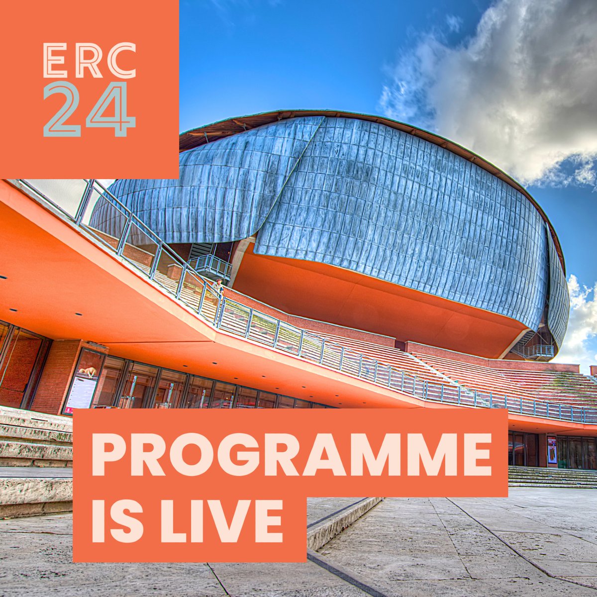 ERC_2024's tweet photo. The #ERC2024 programme is live! Discover all the exciting topics and sessions we have planned. From Made in Italy and the latest in Sustainability practices, to New Frontiers for our community, discovery tours and so much more >>> https://t.co/quVz5fZVo4 https://t.co/Y3cfrdvEs9