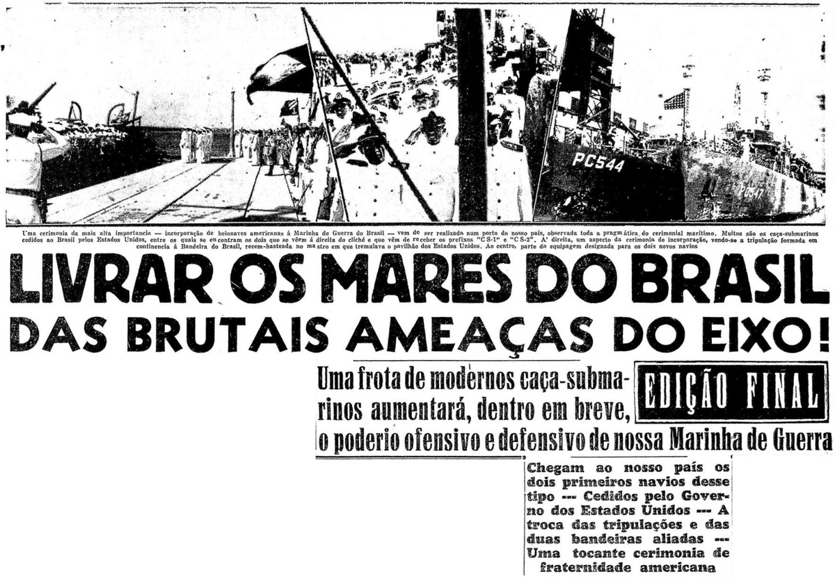 sentandoapua's tweet photo. Notícias da 2ª Guerra: 03OUT1942-Livrar os mares do Brasil das brutais ameaças do Eixo!

#OUT42 #OGlobo #WWII #Marinha #Eixo #Ameaça @marmilbr @USNavy https://t.co/fkSe3escaF