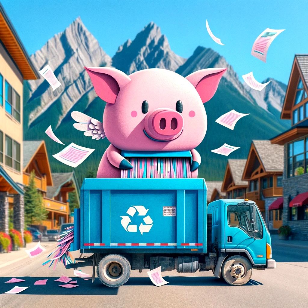FlyingPigsES's tweet image. You can trust Flying Pigs Environmental Services with all your Confidential Data Destruction needs. Call 403-609-0997 or visit flyingpigs.ca to schedule a free consultation. 
__ 
#CertifiedShredders 
#DocumentDestruction