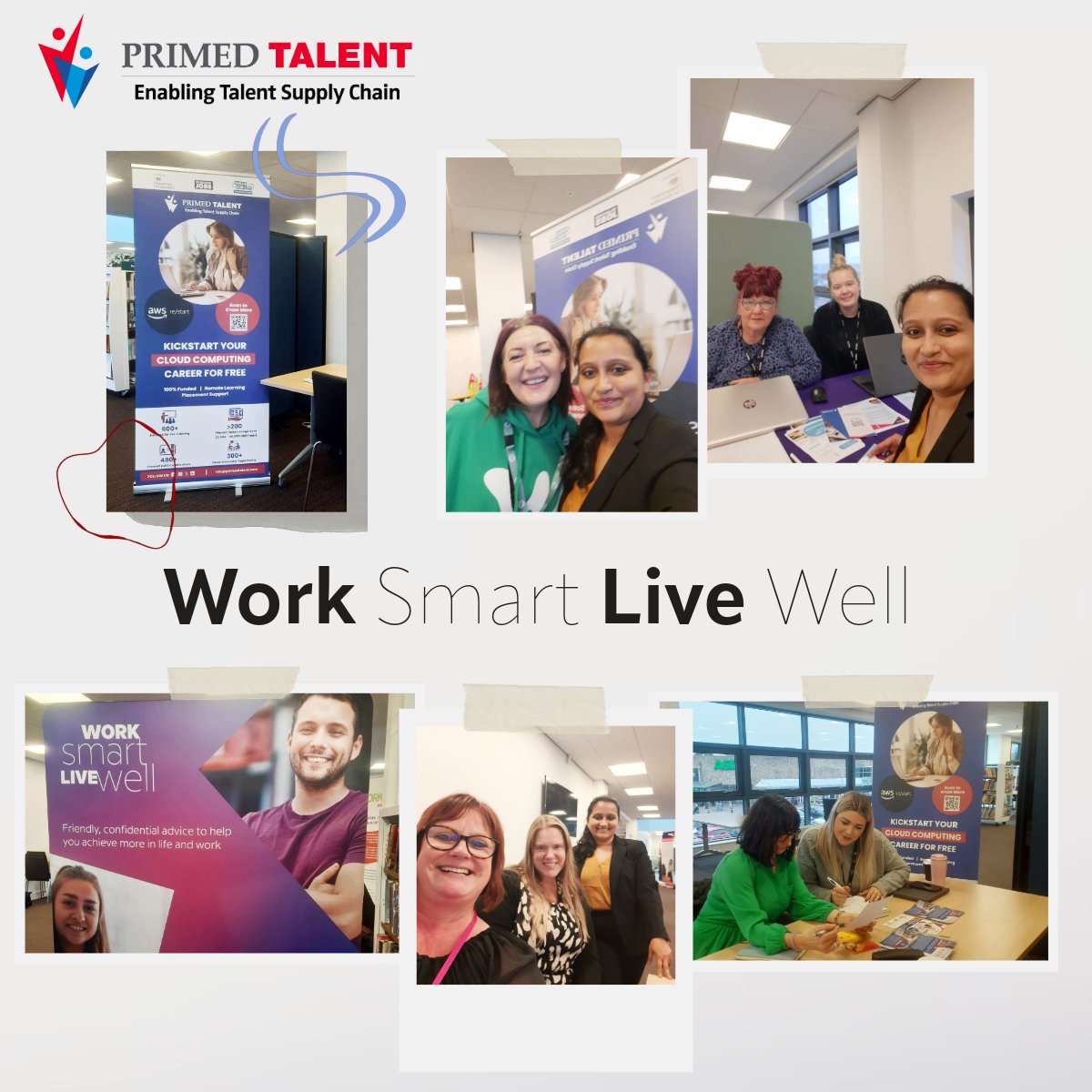 PrimedTalentUK's tweet image. We had a productive day at the Work Smart Live Well event connected with amazing professionals committed to driving career and community support forward in Northumberland

#PrimedTalent #WorkSmartLiveWell #Northumberland #CommunitySupport  #CloudComputing #DigitalSkills