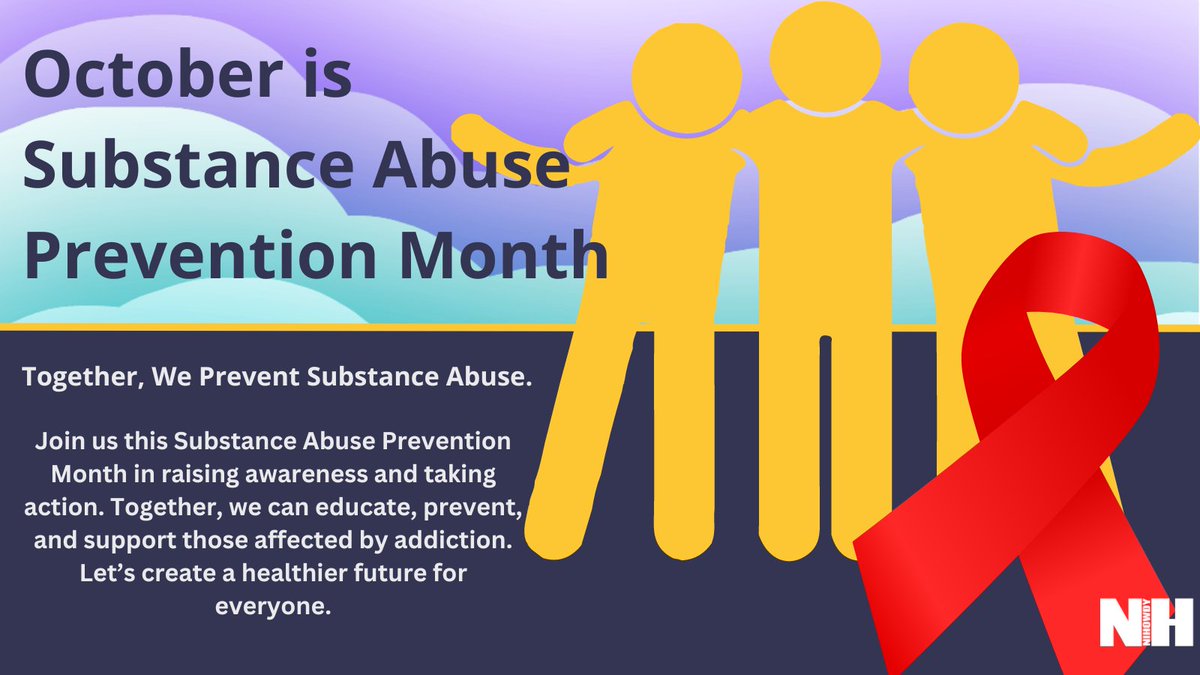 nihowdyrx's tweet image. This #SubstanceAbusePreventionMonth, let’s stand together to educate, support, and prevent addiction. Join us in creating healthier communities for a brighter future. 💪💙 #EndAddiction #PreventionMatters #CommunitySupport #NiHowdy