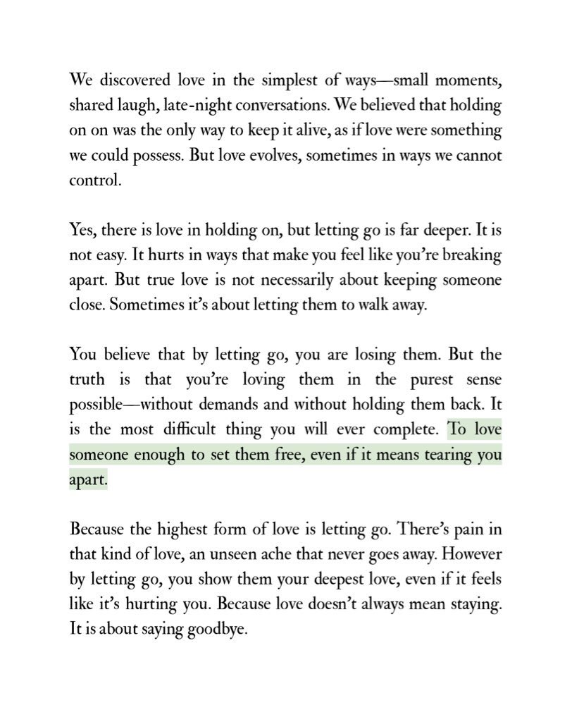 Miseirth's tweet image. There’s love in holding on, and, there’s love in letting go.
