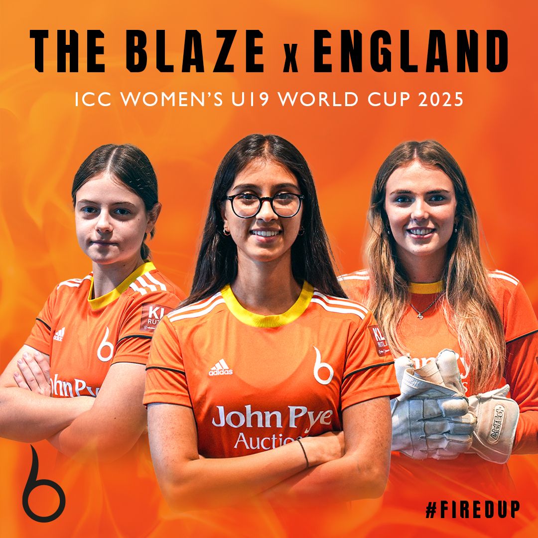 TheBlazeCricket's tweet image. 🔥 x 🦁

Prisha Thanawala has been named in the England Women U19 squad for the U19 World Cup in Malaysia.

Annie Williams and Maria Andrews have been named as non-travelling reserves, playing a full part throughout the preparation phase

🗞️  i.mtr.cool/vjlitzliln 

#FiredUp