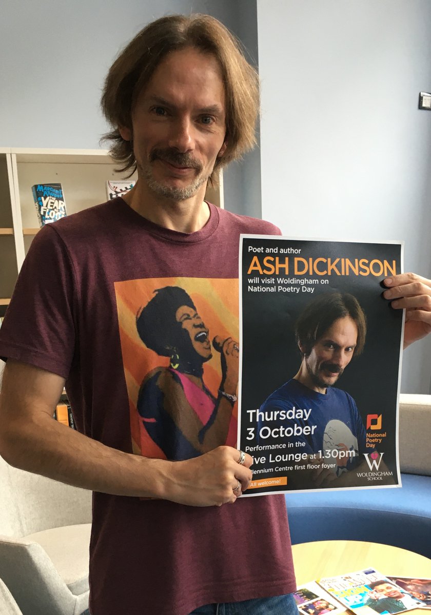 Ash Dickinson (@ashdpoet) on Twitter photo Happy #NationalPoetryDay2024! I was in Tamworth yesterday, I'm in Poole tomorrow- and today I've had a terrific visit to <a href="/WoldinghamSch/">Woldingham School</a> culminating in a performance to lovely appreciative staff and students :) #poetry #schools #english #education Happy #NationalPoetryDay2024! I was in Tamworth yesterday, I'm in Poole tomorrow- and today I've had a terrific visit to <a href="/WoldinghamSch/">Woldingham School</a> culminating in a performance to lovely appreciative staff and students :) #poetry #schools #english #education
