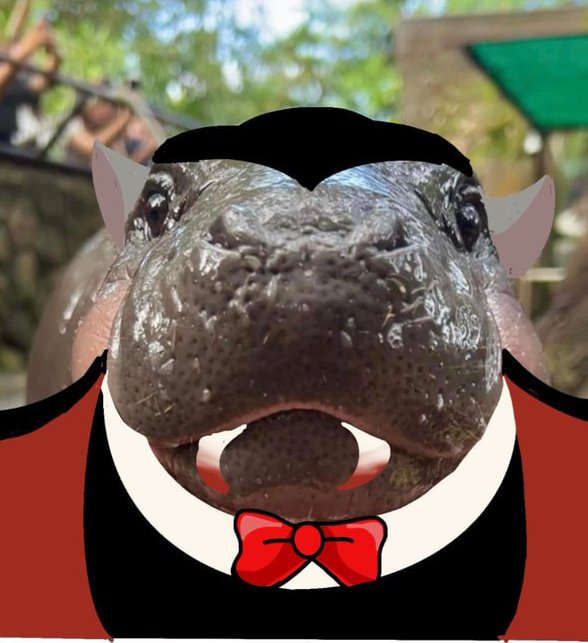 moo deng spooky szn 💖🫶🦇

#moodeng