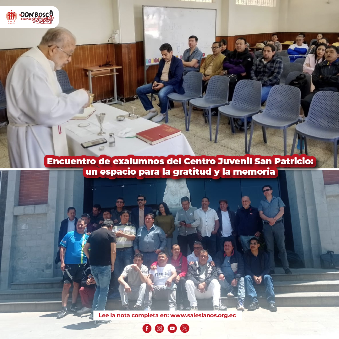 salesianos_ec's tweet image. La reunión contó con la participación de 40 exalumnos de varias promociones, así como de algunos exdocentes de San Patricio. En este espacio se propuso #consolidar la comunidad de exalumnos que apoye la misión #educativa y #social de los salesianos.

Nota👉bit.ly/3XNkr6l