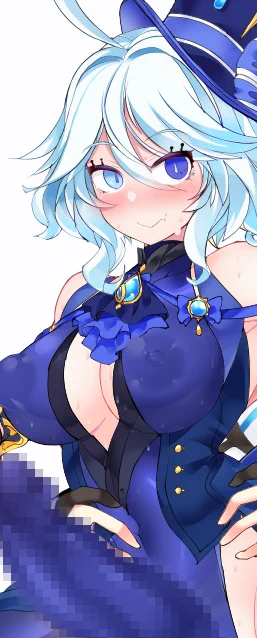 skebのフリーナ様進捗です～。頑張って5日の夜までには納品したいと思います 