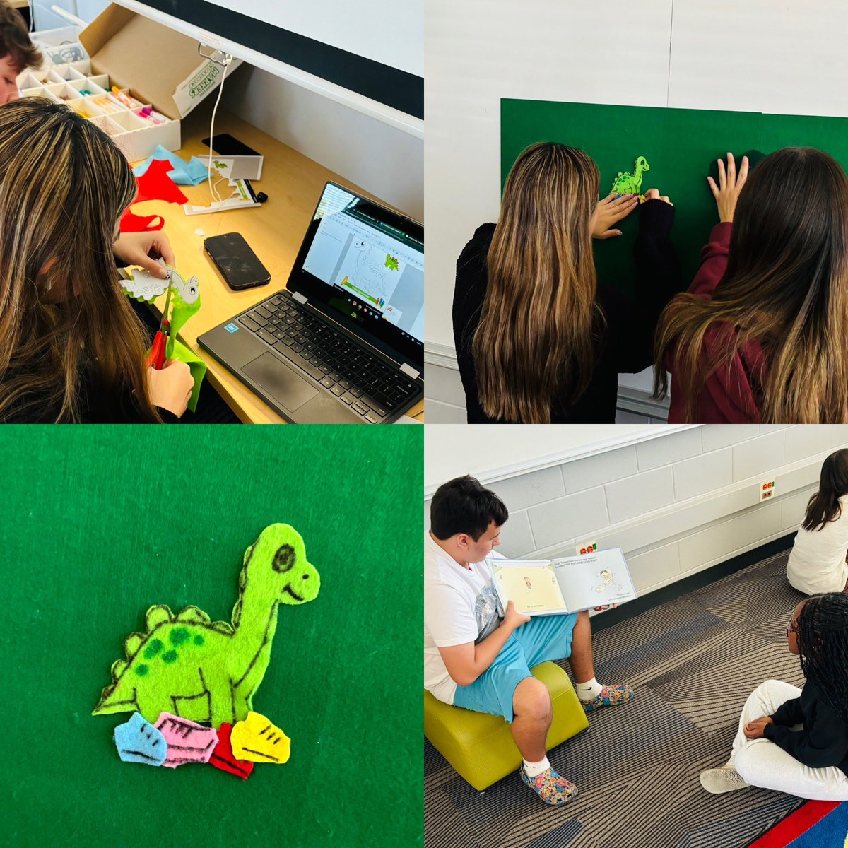 dgslibrary's tweet photo. Can’t wait to see these students’ ECE lessons @dgslibrary #dgspride #dgslearn #dinosaurs https://t.co/D66fRZKuI8