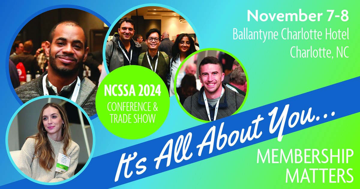 The schedule for the NCSSA Convention &amp; Trade Show is now available to view. ow.ly/ImU950TCeom Join us for elevated education sessions on timely topics like emergency preparedness. Register to attend today! ow.ly/fos750TCeol