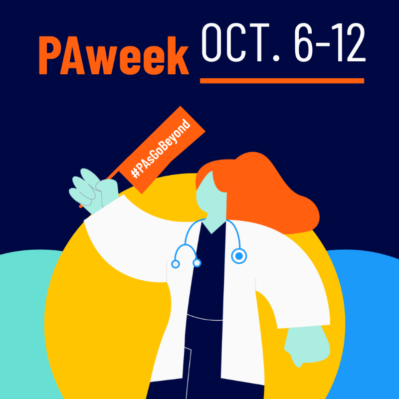 AAPAorg's tweet photo. Celebrate PA Week! 🎉Check out all the fun ways to applaud the PA profession:  https://t.co/TkumIXAr8n  #PAweek