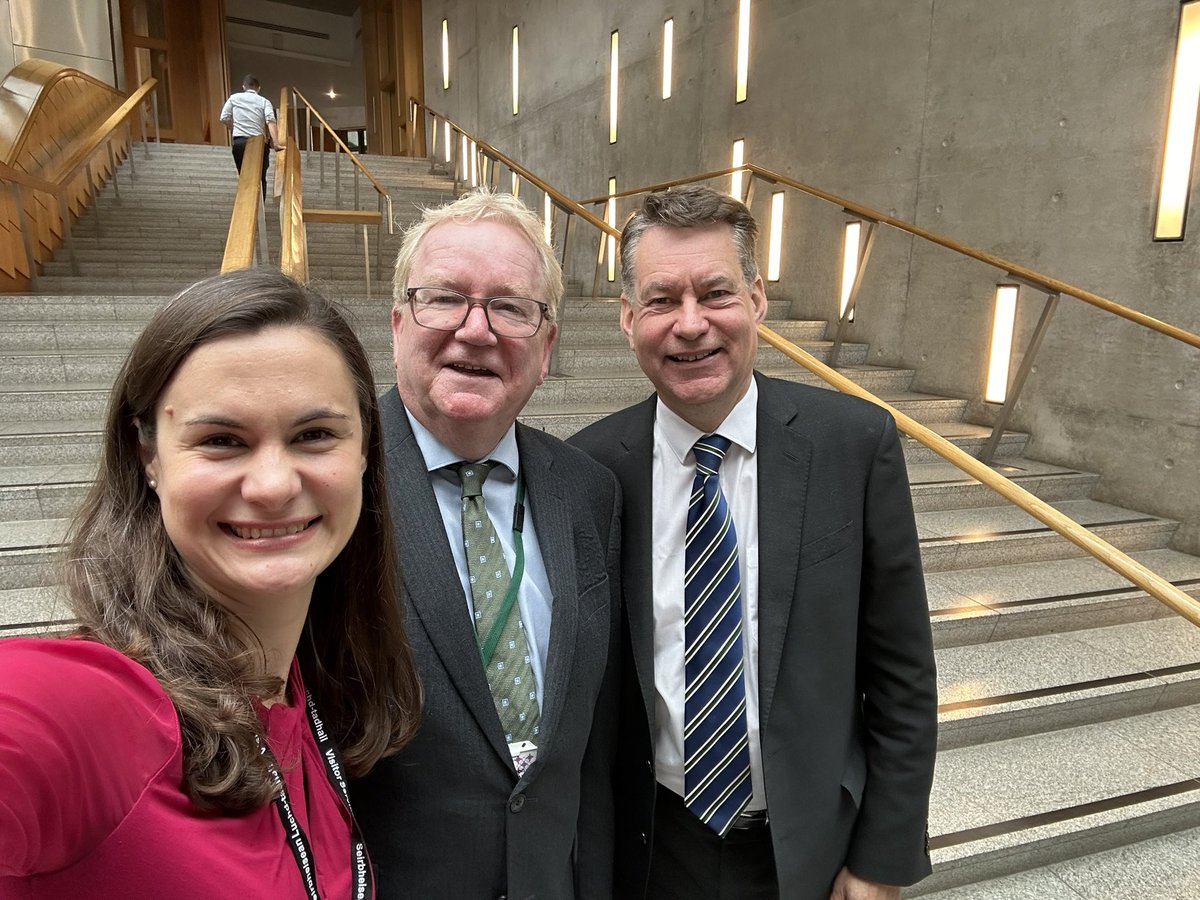 Great to catch-up with <a href="/Jackson_Carlaw/">Jackson Carlaw</a> and <a href="/murdo_fraser/">Murdo Fraser</a> on current political developments in Scotland and Germany and the similar challenges we face, incl. cost of living crisis, low economic growth, and increasing disillusionment with politics among voters.