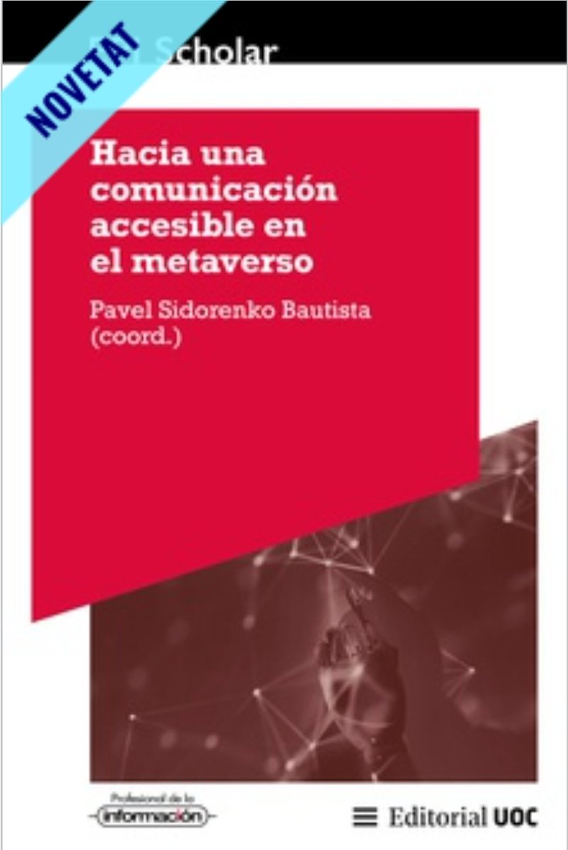 ProcommUNIR's tweet image. Enhorabuena a nuestros compañeros @May_abellan @soniaaranzazu y @psbaut por la edición del primer libro sobre comunicación accesible en el Metaverso, en el marco del proyecto #AccessVerse de @UNIRuniversidad IP @psbaut