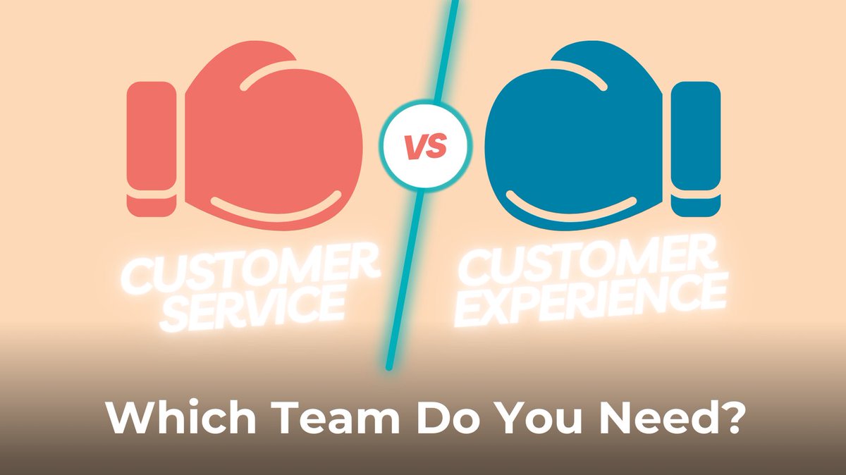 Check out our new blog post: Customer Service vs. Customer Experience: Which Team Do You Need? #customerexperience #customersuccess #customerservice #thecxpros
