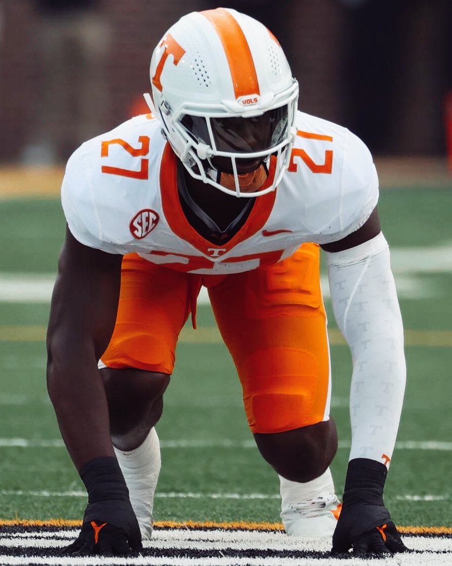 BREAKING: Tennessee will wear orange pants with white helmets on the road this weekend at Arkansas.