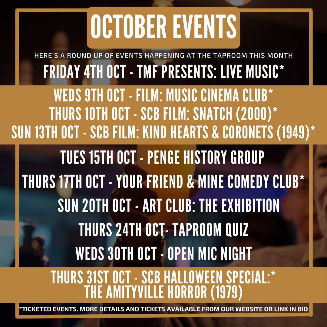 📣 Another bumper month of events at your local taproom. Much more info and tickets at southeybeershop.com

#penge #SE20 #Londonbeer #taproomevents