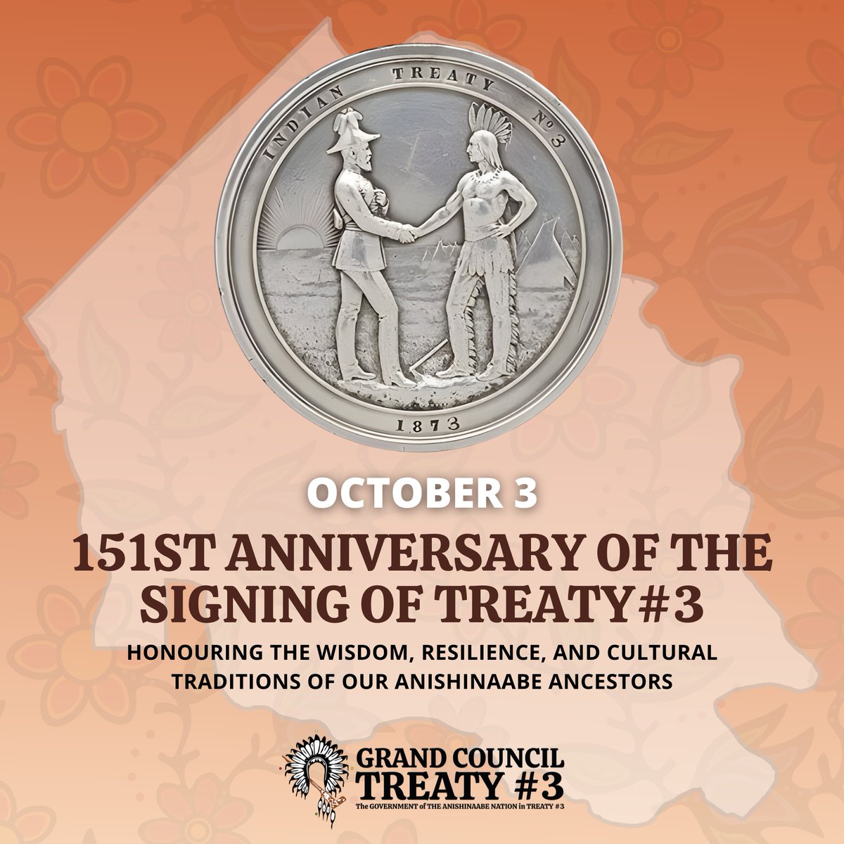 On October 3, we honour the wisdom, resilience, and cultural traditions of our Anishinaabe ancestors as we mark the 151st anniversary of the signing of Treaty #3. This milestone reminds us of the enduring strength of our people and the importance of protecting the rights, land,