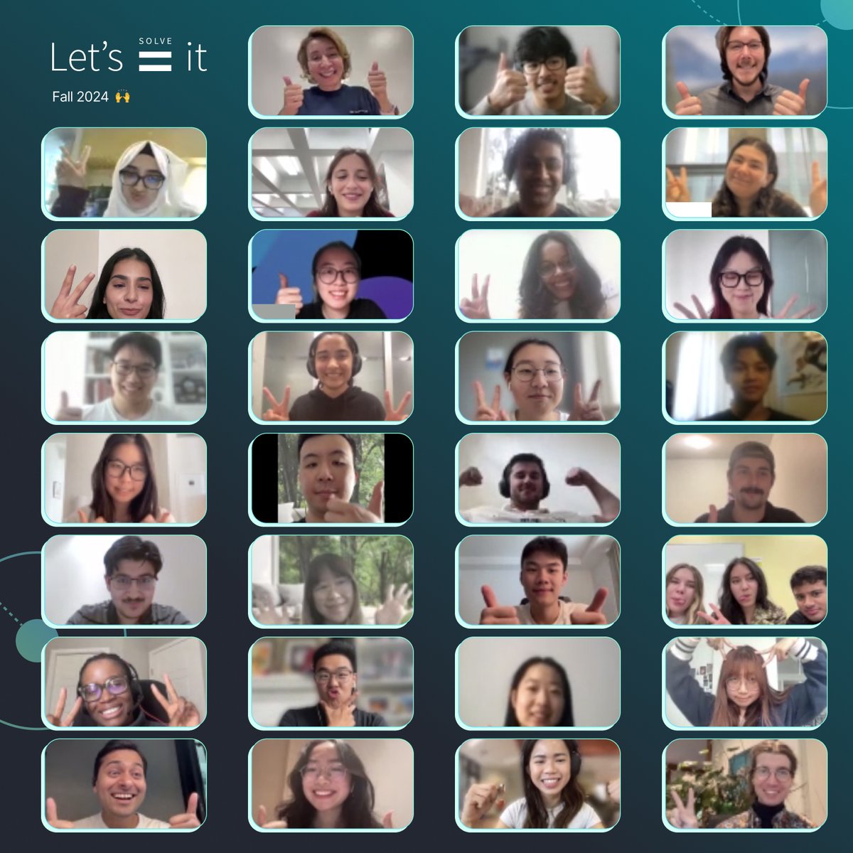 🚀We've welcomed 28 talented #undergrads into our Fall 2024 Let's SOLVE it program. They'll use #AI to tackle real-world problems in their communities with #mentorship and cutting-edge resources. Stay tuned for updates as they bring their ideas to life!