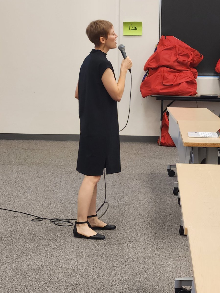 RRISD World Language teachers learning with the fabulous Dr. Meredith Clark about Facilitating Target Language Comprehension in the WL classroom!