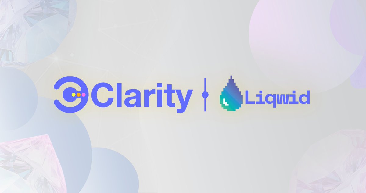 clarity_dao's tweet image. GM  

Today we want to highlight our partners and friends at @liqwidfinance for their contributions to Clarity and the overall DAO ecosystem on Cardano.  

Liqwid was a core contributor in developing the open source and audited Agora Protocol, which the Clarity Protocol leverages…