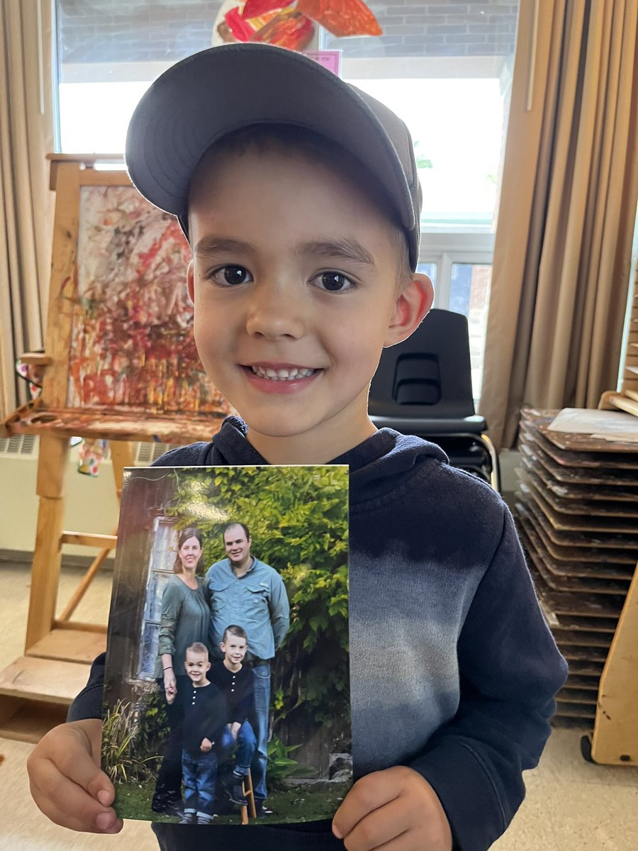 Our star off the day told us all about his family camping trips and playing hide and seek outside!