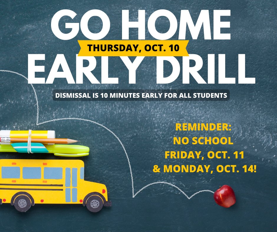 WestIrondequoit's tweet photo. 1 week away: This state-mandated starts a 4-day weekend. K-12 students are released 10 minutes earlier than usual. If you pick up your child at school, please arrive 10 minutes early. Expect bus riders to get home 10 minutes early. Eagles Care will open early and stay open til 6 PM.