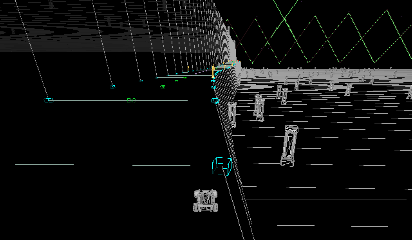 NewoGame's tweet image. Cliffs and valleys.  The railings along the side are going to be a problem to code up.   Worse yet I am not going to allow the player to fly off the edge (as fun as it might be) #lowpoly #wireframe #gamedev #wii #homebrew