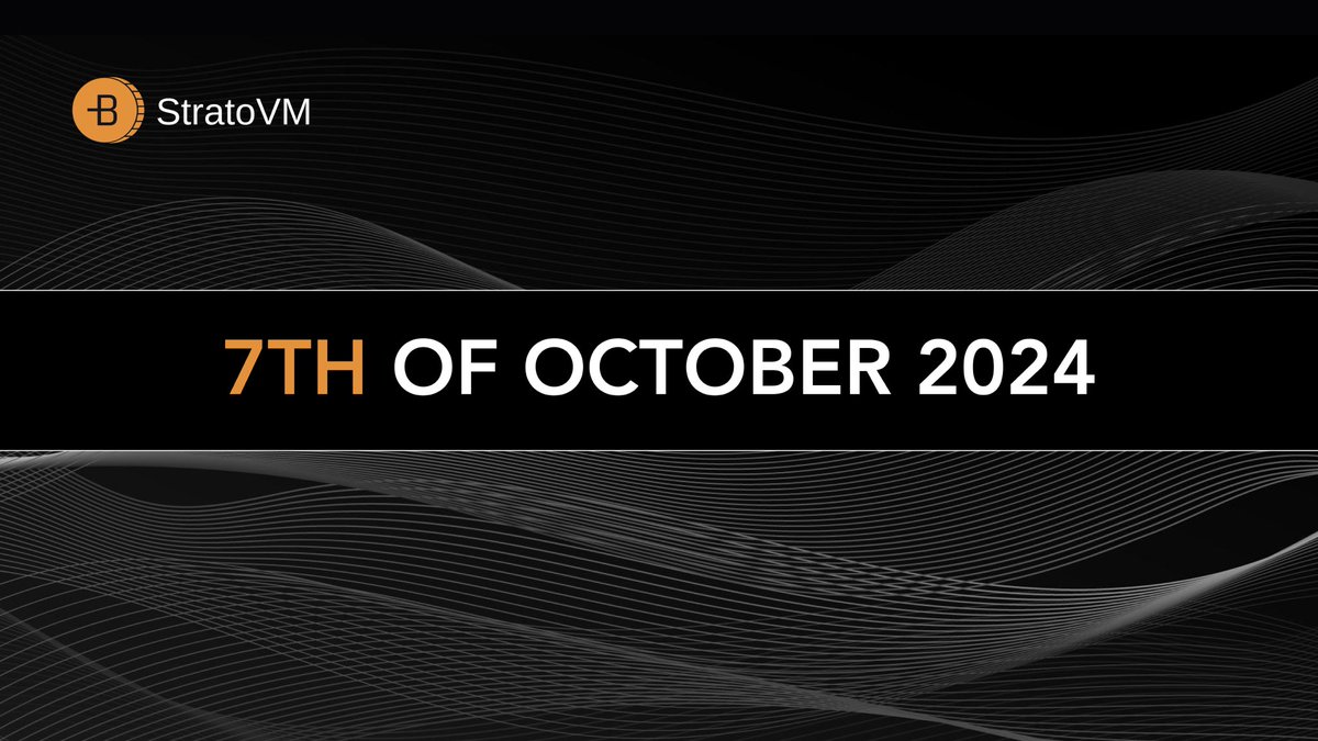 StratoVM_'s tweet image. Everything’s in place… get ready for some major action. 👀