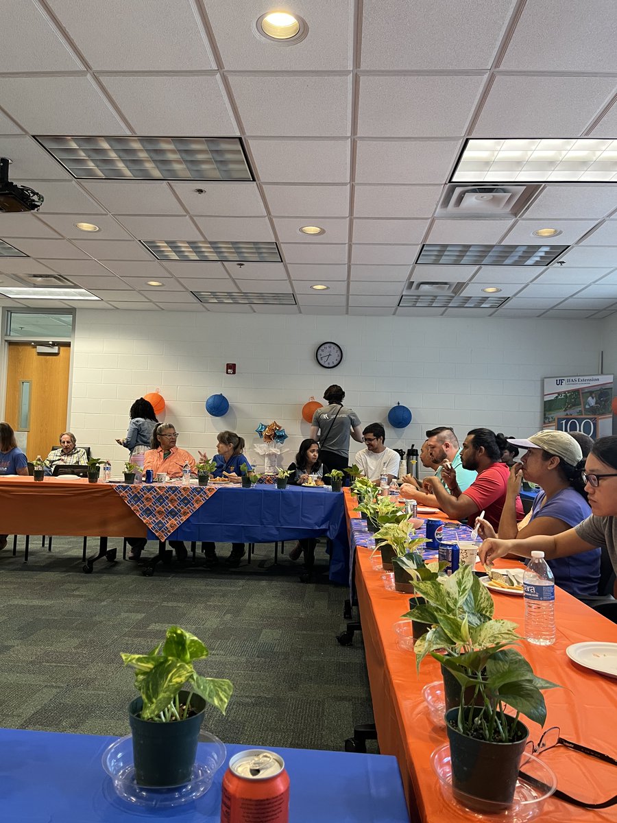 UFMREC's tweet photo. Yesterday, we celebrated bio sci Terri Mellich's retirement after 35+ years of service at MREC. Her invaluable contributions to Dr. Jianjun Chen’s lab & Florida’s agricultural community will be missed!
Wishing you all the best in this exciting new chapter, Terri🐊 #TeamIFAS https://t.co/rGQh5uVCcc