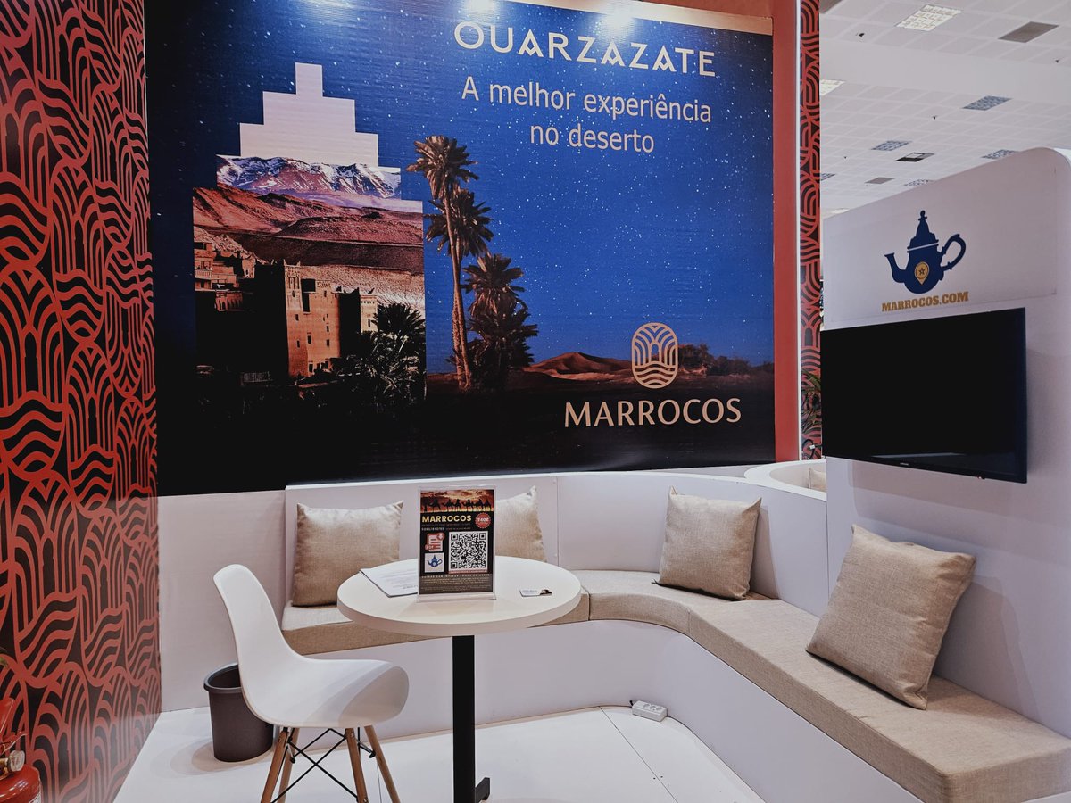 marrocoscom's tweet photo. Estivemos presentes na @ABAVNacional Expo 51 em Brasília! A nossa agência esteve representada pelo  nosso colega Luís Seco, conectando-se com profissionais do setor e apresentando os nossos incríveis roteiros de viagem por Marrocos! https://t.co/ZRzmUejYus