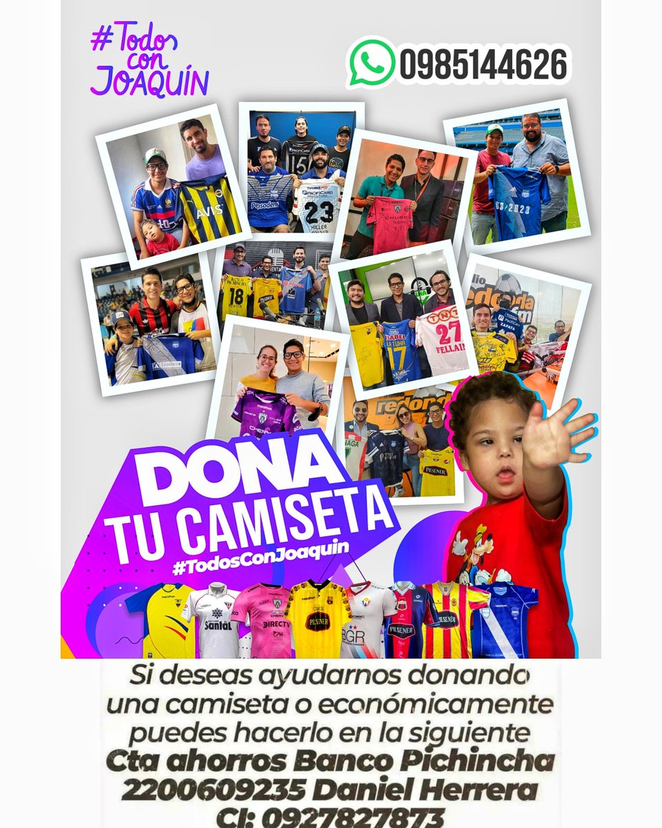 danielf_herrera's tweet photo. Necesitamos de la ayuda de ustedes queridos amigos ya que los gastos de hospital son muy altos debido a su larga estadía en UCI, cualquier granito de arena es bienvenido, escríbanme al 0985144626 o por interno para mayor información #TodosConJoaquin https://t.co/un059Ehygu