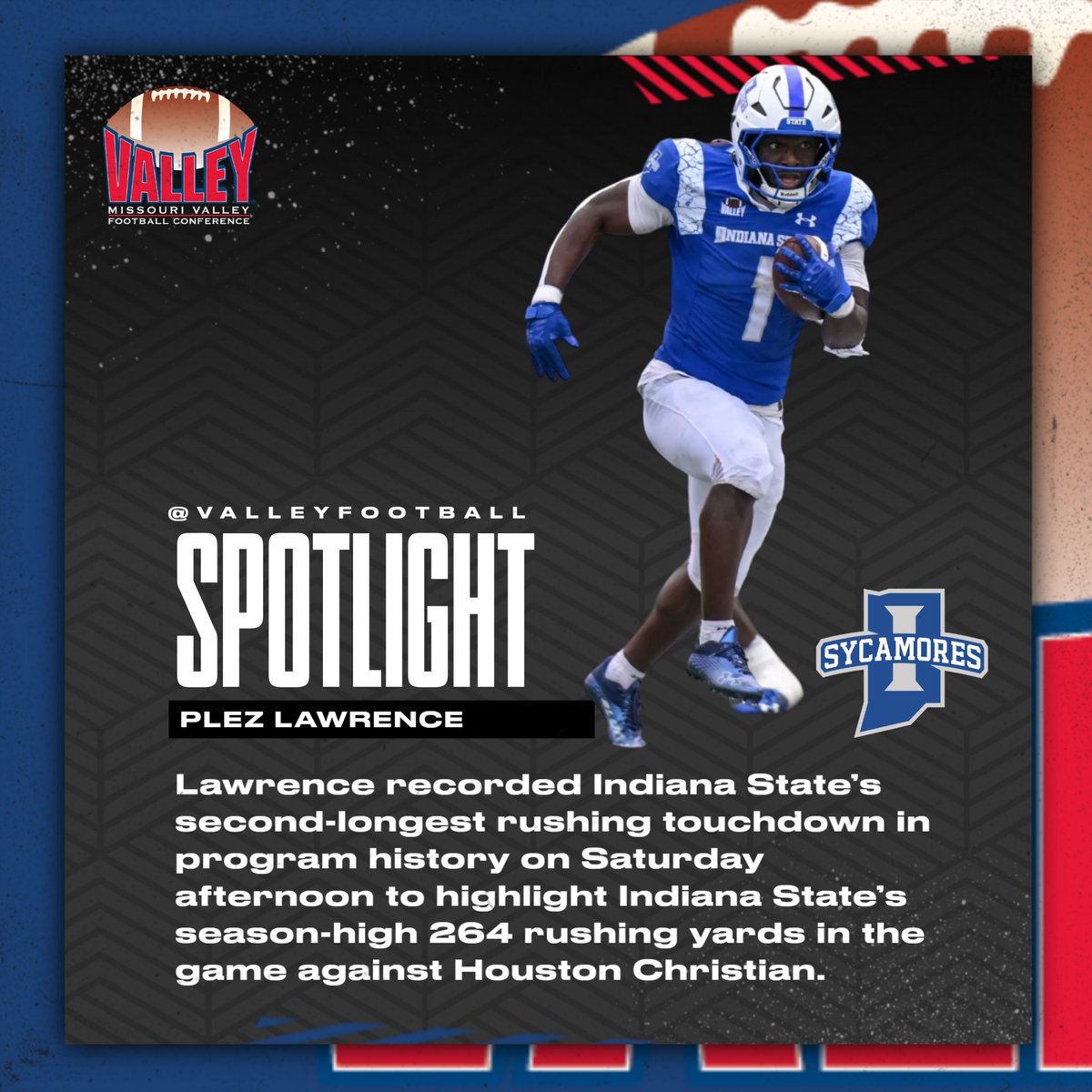Valley Football (@valleyfootball) on Twitter photo MISSOURI VALLEY FOOTBALL
<a href="/IndStFB/">Indiana State Football</a> at <a href="/ysufootball/">Youngstown State Football</a>
📅 Saturday, Oct. 5
📌 Youngstown, Ohio
⏰ 2 pm ET
📺 ESPN+ MISSOURI VALLEY FOOTBALL
<a href="/IndStFB/">Indiana State Football</a> at <a href="/ysufootball/">Youngstown State Football</a>
📅 Saturday, Oct. 5
📌 Youngstown, Ohio
⏰ 2 pm ET
📺 ESPN+