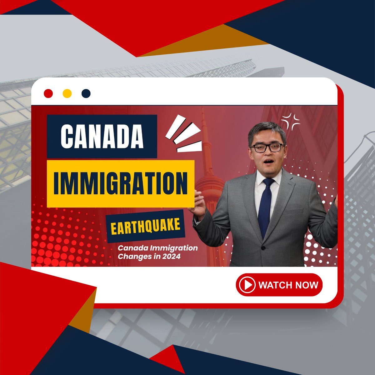 🚨 Missed our live session? No worries! You can still catch all the valuable insights on Canada's latest immigration changes for entrepreneurs! 🇨🇦

🔍 Our Managing Lawyer, Rakhmad, breaks down the new policies, including the Start-Up Visa program and Provincial Nominee Programs,