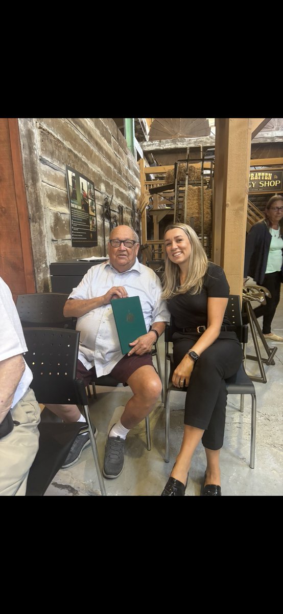 Norfolk, meet Mr. Ron Anderson. Ron and I first met on the campaign trail a few years ago but recently reconnected as his family celebrated 180 years of roots in #NorfolkCounty. Ron recently authored a book sharing nostalgic memories of eras passed and you /1