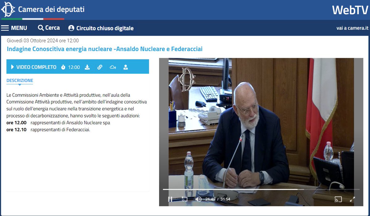 Federacciai_ita's tweet image. "Se vogliamo diventare campioni del mondo di #decarbonizzazione nei prossimi anni, abbiamo bisogno di forniture energetiche 100% decarbonizzate. Per questo motivo, la #siderurgia italiana è interessata al nucleare", così #Gozzi, Presidente Federacciai in audizione a @Montecitorio