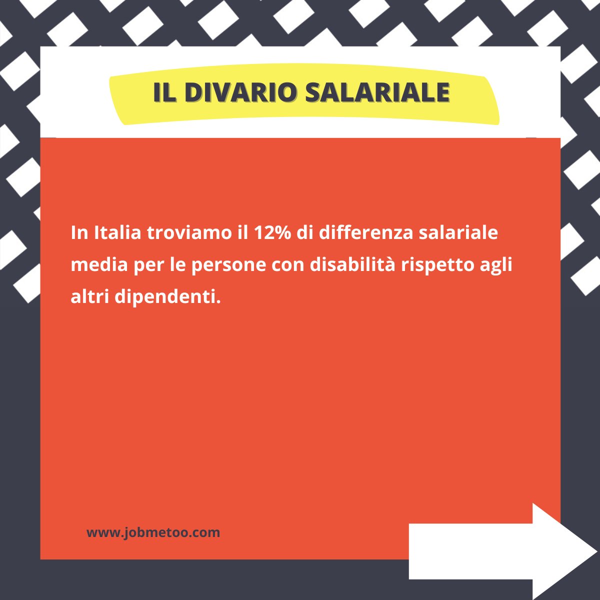 jobmetoo's tweet photo. Le persone con disabilità affrontano ancora significative barriere nel mondo del lavoro: secondo un recente rapporto dell'ILO, il divario salariale medio è del 12%.
 E per le donne con disabilità, la situazione è ancora più complessa.

#inclusione #diversità #jobmetoo https://t.co/qCgF4sHZNl