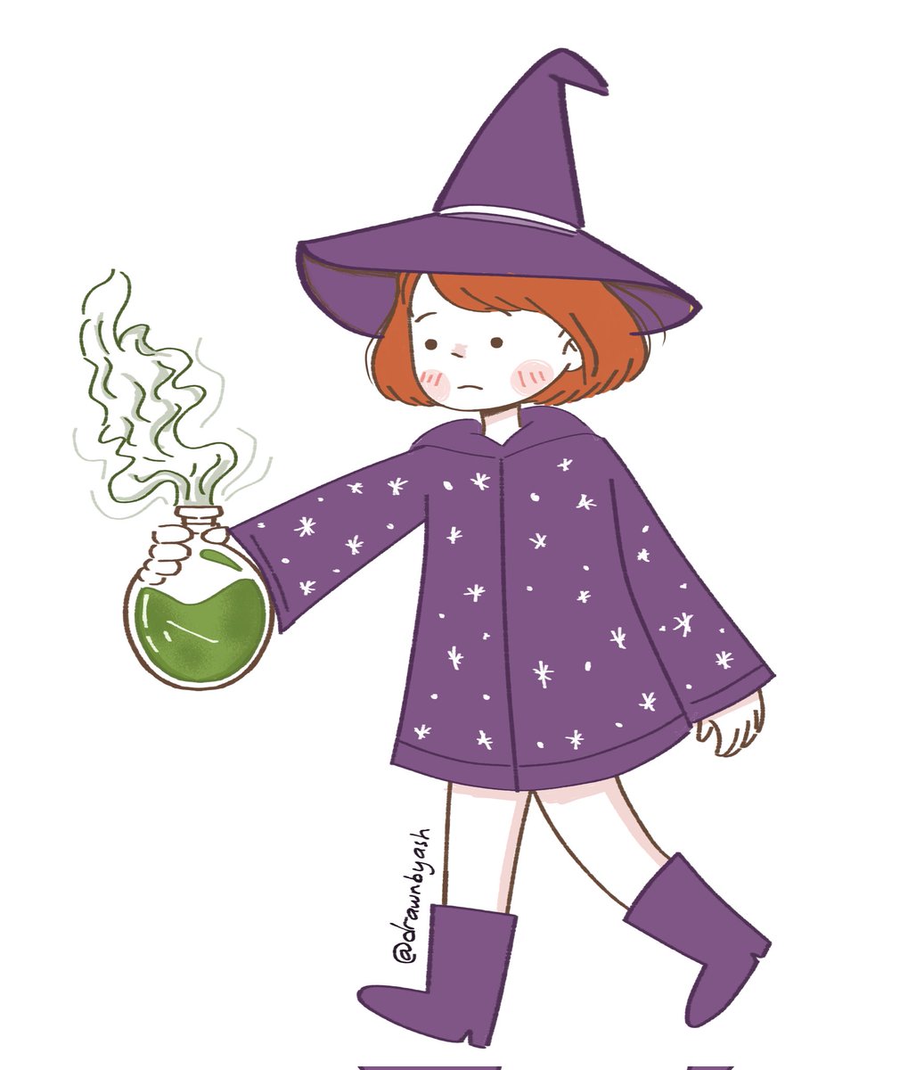 drawnbyash's tweet image. *Magic Potion*

Sally mencoba membuat ramuan ajaib. Tapi sepertinya itu tidak berhasil dengan baik.

#cosycauldron2024 #drawingchallenge #promptlist