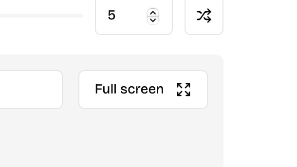 Hopefully people are enjoying the new UI refresh! Also implemented a proper full screen using the Fullscreen API where the font also changes size - perfect for projection as always.

kuizical.com